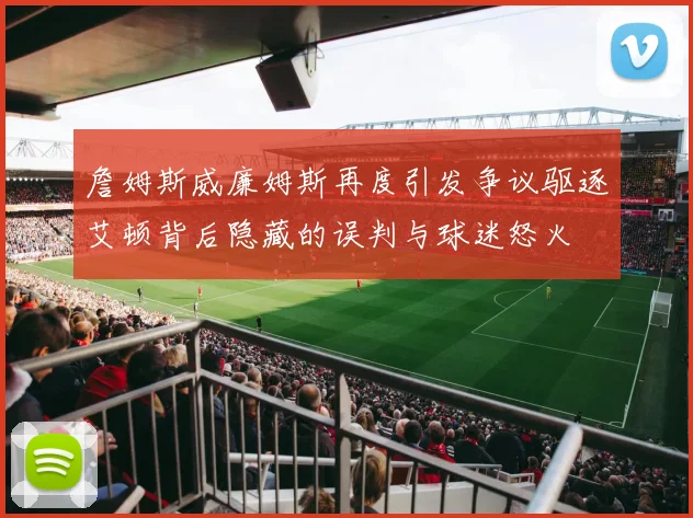 詹姆斯威廉姆斯再度引发争议驱逐艾顿背后隐藏的误判与球迷怒火